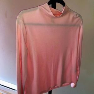 Soft baby pink turtle neck